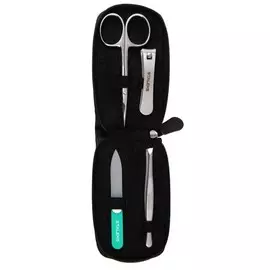 STALEKS Набор маникюрный, цвет черный / MEN'S BASIC Eco