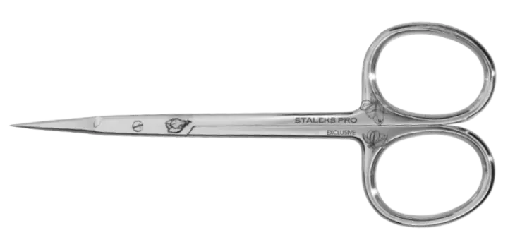 STALEKS Ножницы профессиональные для кутикулы S9-10-23, лезвия 23 мм / Exclusive 10 TYPE 2