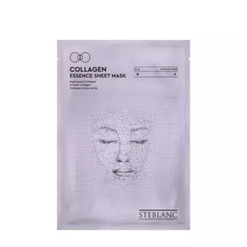 STEBLANC Маска-эссенция тканевая для лица с коллагеном 25 гр