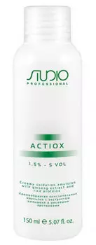 KAPOUS Эмульсия окислительная кремообразная с экстрактом женьшеня и рисовыми протеинами 1,5% / ActiOx 150 мл