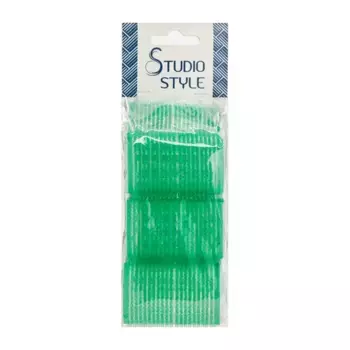 STUDIO STYLE Бигуди пластмассовые с липучкой D = 40 мм, 6 шт / STUDIO STYLE 1 шт