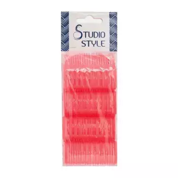 STUDIO STYLE Бигуди пластмассовые с липучкой D = 28 мм, 8 шт / STUDIO STYLE 1 шт
