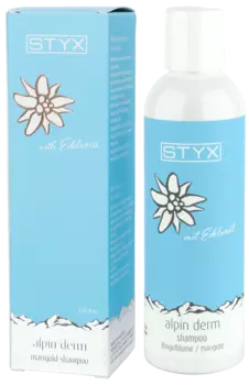 STYX NATURCOSMETIC Био-шампунь для волос Календула / ALPIN DERM with Edelweiss 200 мл