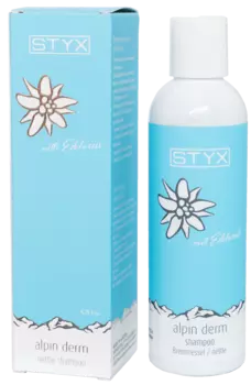 STYX NATURCOSMETIC Био-шампунь для волос Крапива / ALPIN DERM with Edelweiss 200 мл