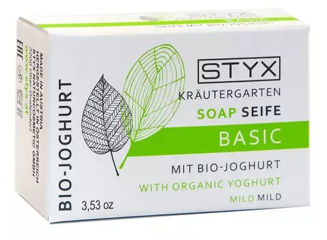 STYX NATURCOSMETIC Мыло туалетное Био-йогурт / BIO KRAUTERGARTEN 100 г