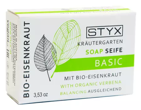 STYX NATURCOSMETIC Мыло туалетное Био-вербена / BIO KRAUTERGARTEN 100 г