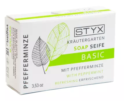 STYX NATURCOSMETIC Мыло туалетное Мята / BIO KRAUTERGARTEN 100 г