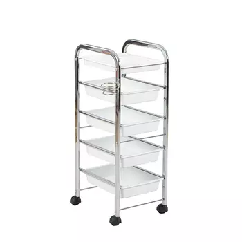 SUNDREAM Тележка парикмахерская SD-3020A, цвет белый - хром