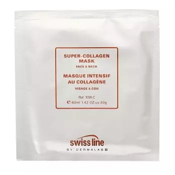 SWISS LINE Маска для лица и шеи Супер коллаген / Super-Collagen Face &amp; Neck Mask 40 мл