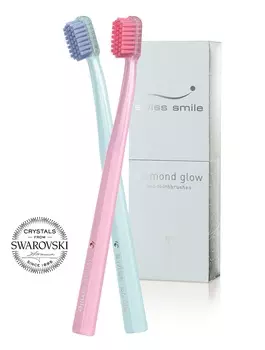 SWISS SMILE Набор ультрамягких щеток / Diamond Glow 2 шт
