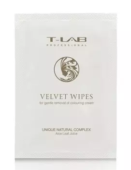 T-LAB PROFESSIONAL Салфетки для удаления краски с кожи головы / VELVET WIPES 1 шт
