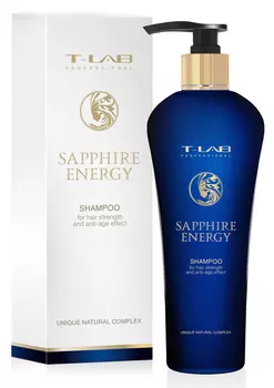 T-LAB PROFESSIONAL Шампунь энергетический с сапфировым порошком / Sapphire Energy 250 мл