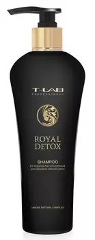 T-LAB PROFESSIONAL Шампунь для абсолютной гладкости волос / Royal Detox 750 мл