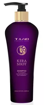 T-LAB PROFESSIONAL Шампунь восстанавливающий с кератином для волос / Kera Shot 250 мл
