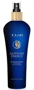 T-LAB PROFESSIONAL Спрей энергетический двухфазный для плотности и силы волос / Sapphire Energy 250 мл