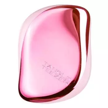 TANGLE TEEZER Расческа для волос / Compact Styler Baby Doll Pink Chrome