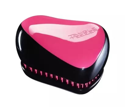 TANGLE TEEZER Расческа для волос, розовая / Compact Styler Pink Sizzle