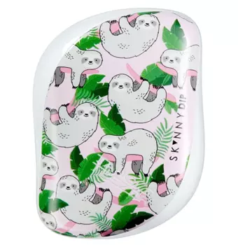 TANGLE TEEZER Расческа для волос / Tangle Teezer Compact Styler Skinny Dip So Slow Sloths