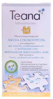 TEANA Маска-себоконтроль мультиламеллярная с лактоферрином 50 мл