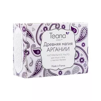 TEANA Мыло натуральное с маслом арганы для сухой и чувствительной кожи лица и тела Древняя магия Аргании 100 г