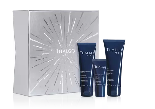 THALGO Набор для мужчин (крем 50 мл, сыворотка 15 мл, гель очищающий 75 мл) ThalgoMen