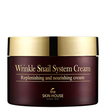 THE SKIN HOUSE Крем антивозрастной на основе муцина улитки / Wrinkle Snail System 100 мл