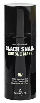 THE SKIN HOUSE Маска очищающая кислородная с муцином черной улитки 100 мл