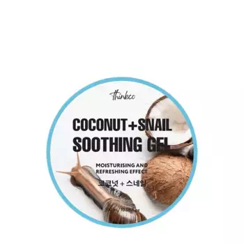 THINKCO Гель универсальный для лица и тела с экстрактом кокоса и муцином улитки / Thinkco Coconut+Snail 300 мл