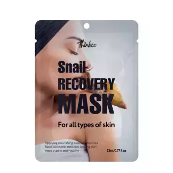 THINKCO Маска-салфетка для лица с экстрактом муцина улитки / Thinkco Snail Recovery Mask 23 мл
