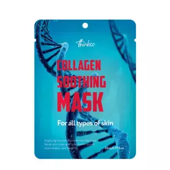 THINKCO Маска-салфетка для лица с коллагеном / Thinkco Collagen Soothing Mask 23 мл