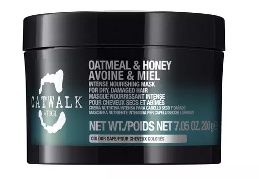 TIGI Маска интенсивная для питания сухих и ломких волос / CATWALK Oatmeal &amp; Honey 200 мл