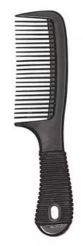 TITANIA Расческа гребень с ручкой, черная 205 мм
