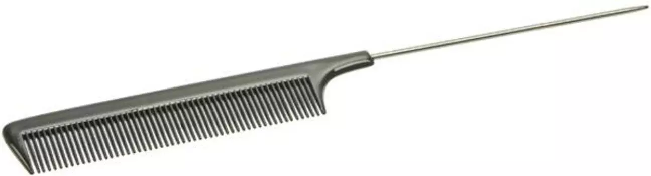 TITANIA Расческа хвост мет. черная 21.5 см