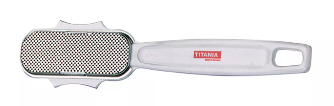 TITANIA Рашпиль для педикюра односторонний 3012