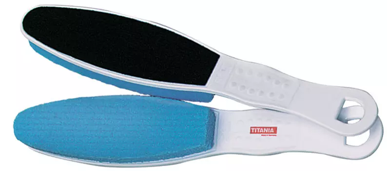 TITANIA Терка для педикюра двусторонняя 3032