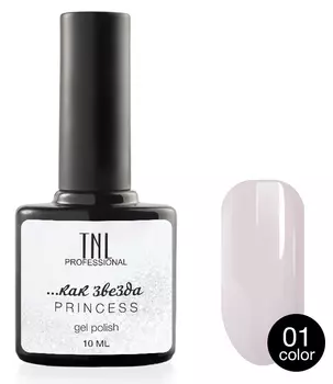 TNL PROFESSIONAL 01 гель-лак для ногтей / Princess color 10 мл