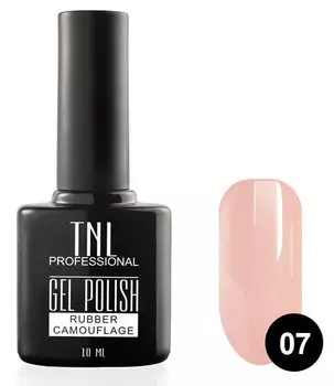 TNL PROFESSIONAL 07 гель-лак камуфлирующий для ногтей / rubber camouflage 10 мл