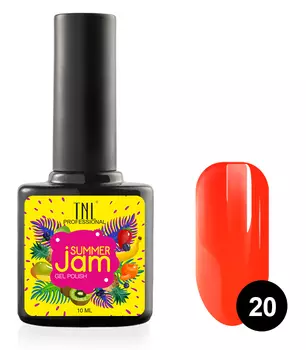 TNL PROFESSIONAL 20 гель-лак для ногтей, неоновый рыжий / Summer Jam 10 мл