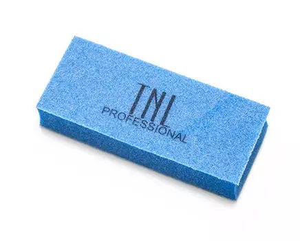 TNL PROFESSIONAL Баф средний, голубой (в индивидуальной упаковке)