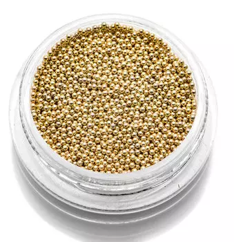 TNL PROFESSIONAL Бульонки металлические, золото 0,8 мм 7 г