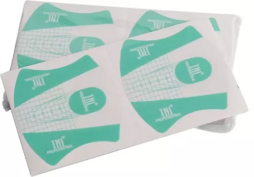 TNL PROFESSIONAL Формы одноразовые широкие, бирюзовые 100 шт