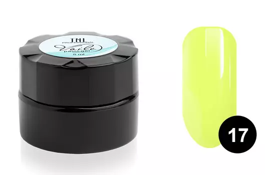 TNL PROFESSIONAL Гель-краска для тонких линий, 17 желтый неон / Voile 6 мл