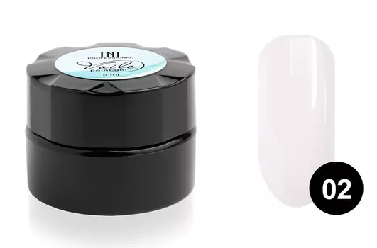 TNL PROFESSIONAL Гель-краска для тонких линий, 02 белая / Voile 6 мл