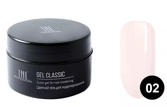 TNL PROFESSIONAL Гель универсальный для моделирования ногтей, 02 прозрачно-кремовый / Classic 18 мл