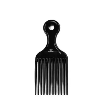 TNL Professional Гребень TNL для моделирования прически с широкими зубьями, средний черный