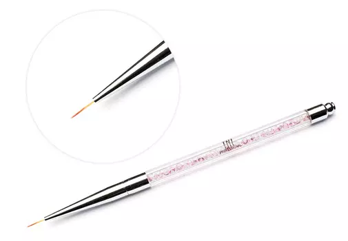 TNL PROFESSIONAL Кисть для рисования, с розовыми кристаллами