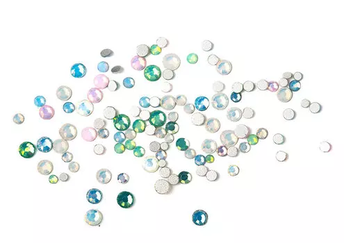 TNL PROFESSIONAL Стразы кристалл, опал / Color mix 400 шт