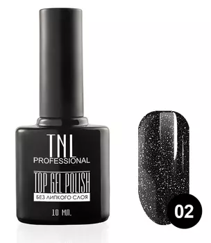 TNL PROFESSIONAL Закрепитель для гель-лака, с шиммером №2 / Glow Secret 10 мл