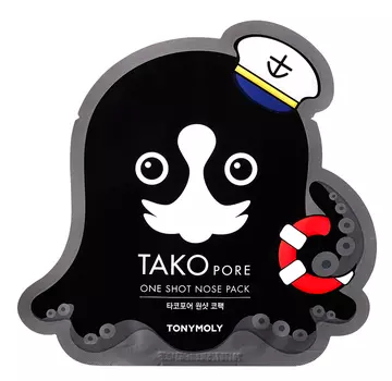 TONY MOLY Патч для носа / TAKOPORE ONE SHOT NOSE PACK 1 шт