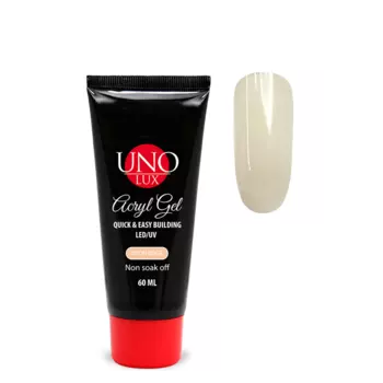 UNO Гель акриловый / Acryl Gel Uno Lux Neon Beige 60 мл